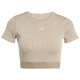 Adidas Γυναικεία κοντομάνικη μπλούζα Essentials Rib Washed Tee